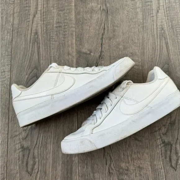 Nike Court Royale AC Canvas Sneakers in Triple White