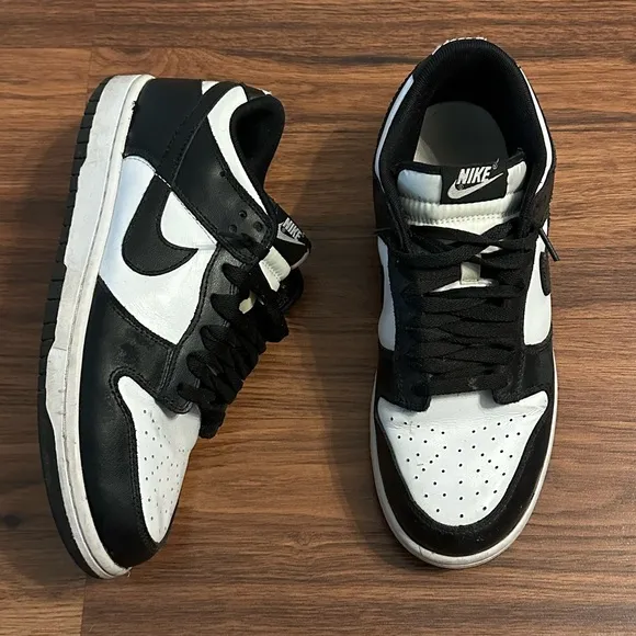 Nike Dunk Low Retro “White Black Panda” Sneakers, Size: 10