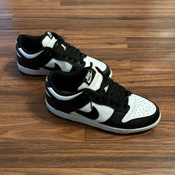 Nike Dunk Low Retro “White Black Panda” Sneakers, Size: 10