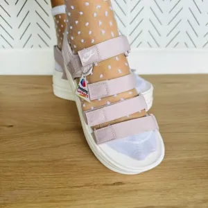 ⭐Nike Icon Classic Strappy Platform Chunky Sz 8 Women Sandals Violet DH0224-005