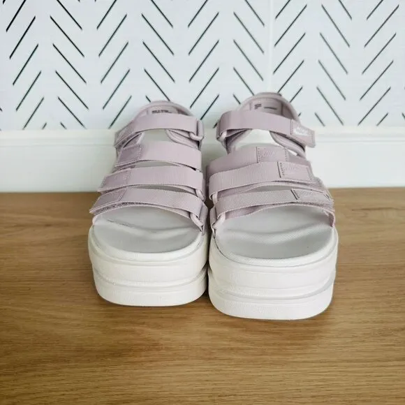 ⭐Nike Icon Classic Strappy Platform Chunky Sz 8 Women Sandals Violet DH0224-005