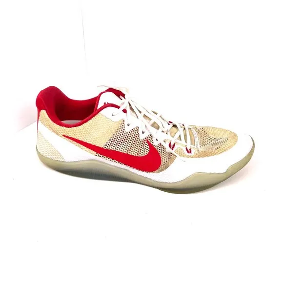 Nike Kobe 11 TB “White Gym Red” Men’s Basketball Shoes 856485-161 Size 15.5