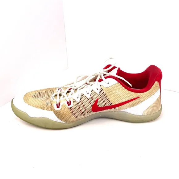 Nike Kobe 11 TB “White Gym Red” Men’s Basketball Shoes 856485-161 Size 15.5