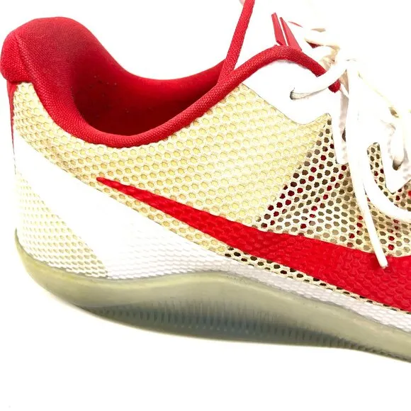 Nike Kobe 11 TB “White Gym Red” Men’s Basketball Shoes 856485-161 Size 15.5