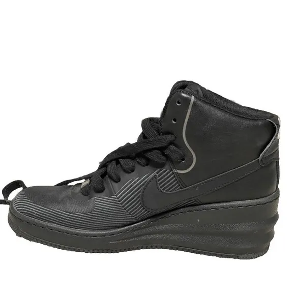 Nike Lunar Force 1 Women's Athletic Wedge High Top Shoes Sneakers Size 8 US