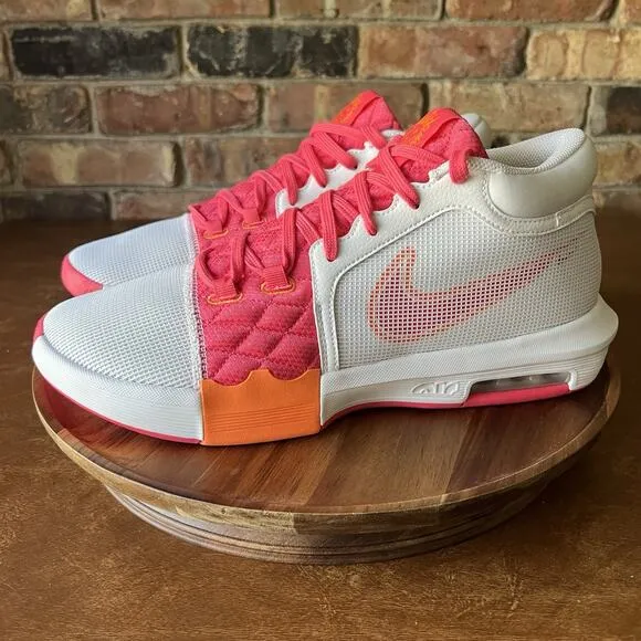 Nike Men's Lebron Witness VIII Aster Pink Basketball Shoes Sneakers Size 12