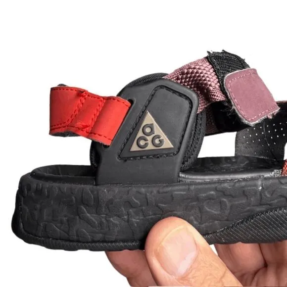 Nike Men's ACG Air Deschutz DC9092 600 Strappy Sandals Redstone Size 8