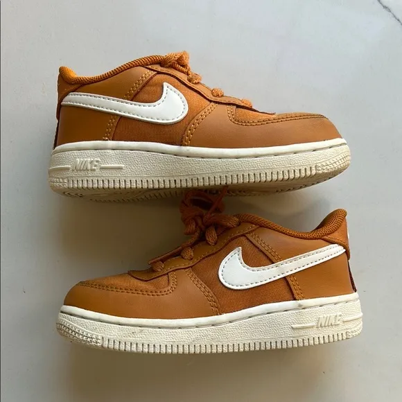 Nike Orange Nike Force 1 LV8 2 TD 'Monarch Canvas' 2003 8C