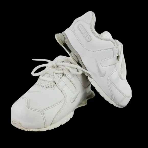 Nike Shox White Croc Embossed Sneakers Toddler 8C