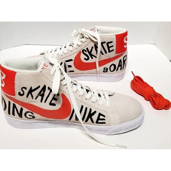 Nike Sneakers SB US 10.5 Geoff McFedridge Blazer 819861-188 Skateboard Tan NWOB