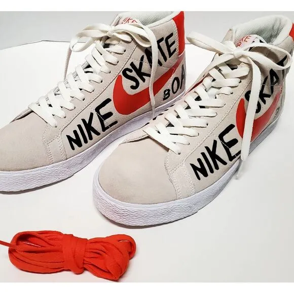 Nike Sneakers SB US 10.5 Geoff McFedridge Blazer 819861-188 Skateboard Tan NWOB