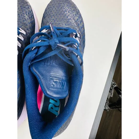 Nike W Air Zoom Pegasus 35 PRM Blue Mesh Running Shoe Sneakers 8