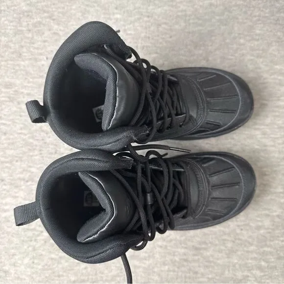 Nike Woodside 2 High Boots Triple Black 524872-004 Youth Size 3.5Y NEW