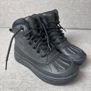 Nike Woodside 2 High Boots Triple Black 524872-004 Youth Size 3.5Y NEW