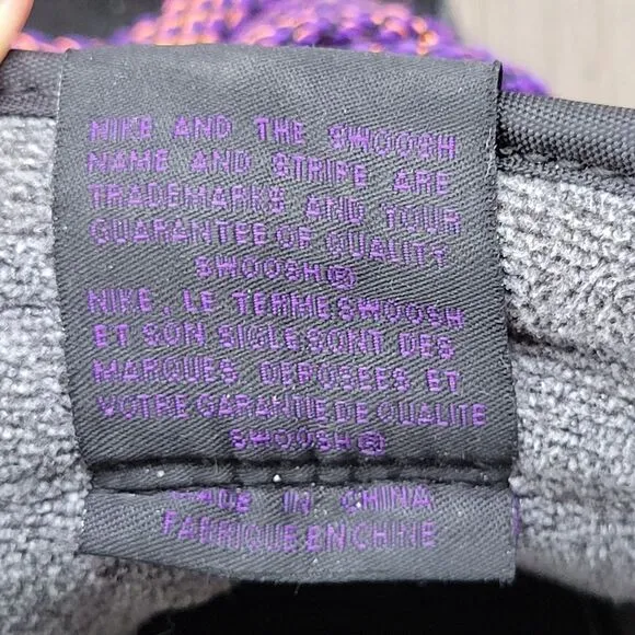 Nike Dunk Sky High Top Court Black Purple Suede Leather Wedge Sneakers Trainers