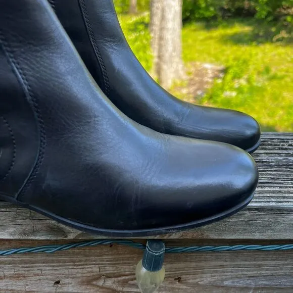Nine West Vintage America &quot;Sookie&quot; 16&quot; Black High Riding Boots - Size 9.5