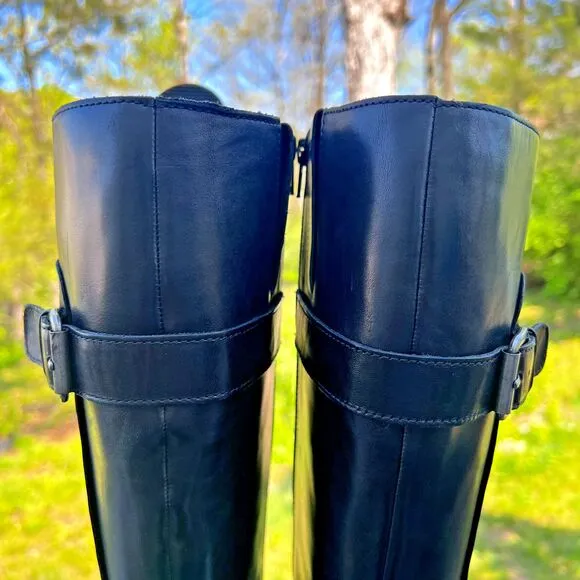 Nine West Vintage America &quot;Sookie&quot; 16&quot; Black High Riding Boots - Size 9.5