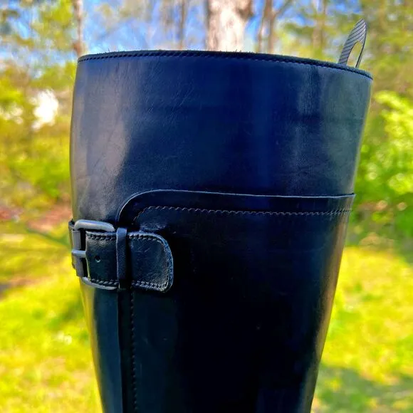 Nine West Vintage America &quot;Sookie&quot; 16&quot; Black High Riding Boots - Size 9.5