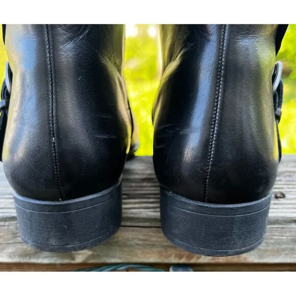 Nine West Vintage America &quot;Sookie&quot; 16&quot; Black High Riding Boots - Size 9.5