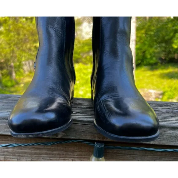 Nine West Vintage America &quot;Sookie&quot; 16&quot; Black High Riding Boots - Size 9.5