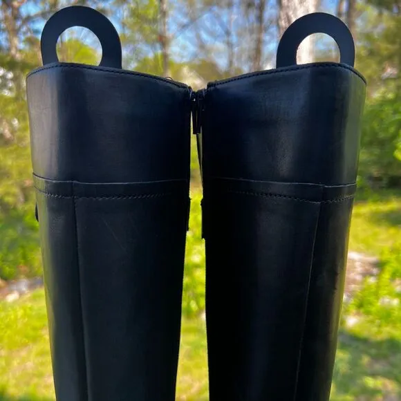 Nine West Vintage America &quot;Sookie&quot; 16&quot; Black High Riding Boots - Size 9.5