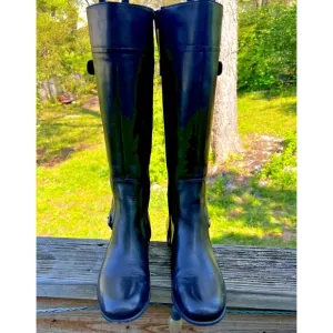 Nine West Vintage America &quot;Sookie&quot; 16&quot; Black High Riding Boots - Size 9.5