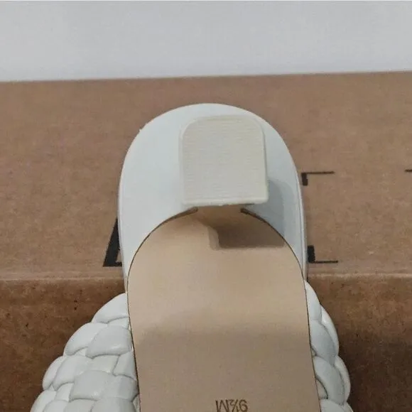 Nine West, white strappy sandals. NWOT, Size 9.5