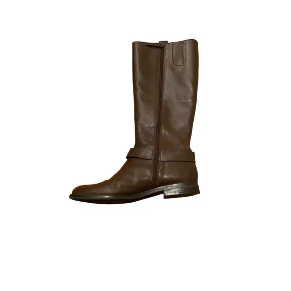 Nine West Nwavonna Brown Riding Boots