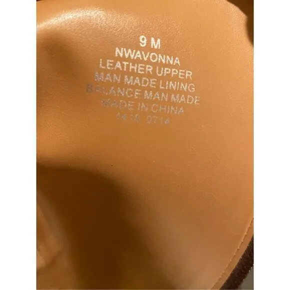 Nine West Nwavonna Brown Riding Boots