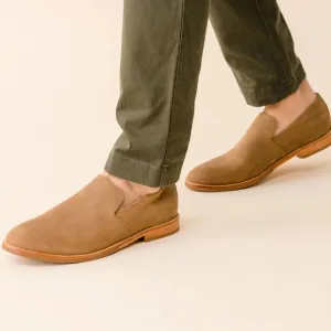 Nisolo Rio Leather Slip On Loafers Tobacco Size 10.5