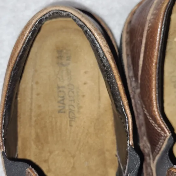 NOAT Eiger Slip-On Loafers Distressed Brown Size 11 Men's