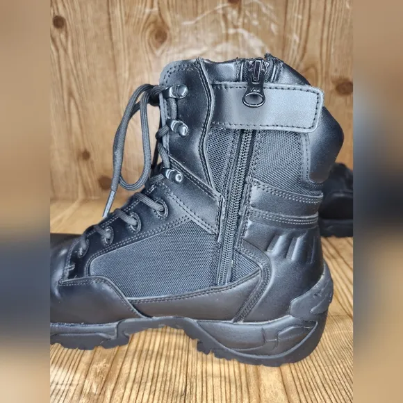 Nortiv8 Desert Tactical Combat Black Work‎ Boots Size 13