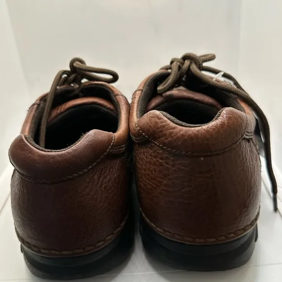 Nunn Bush Brown Leather Loafers with Slip-On Comfort