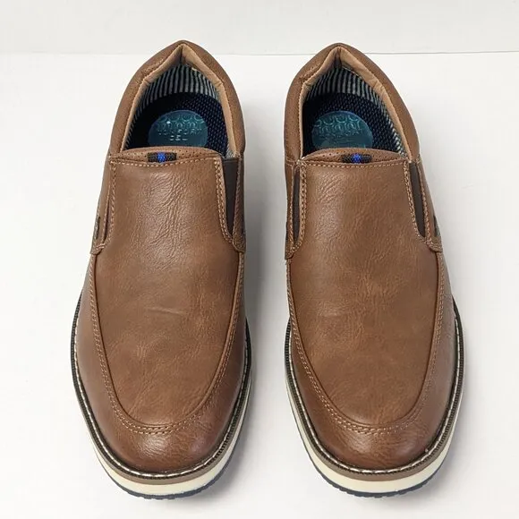 Nunn Bush Hyde II Slip-On Loafers, Cognac, Men's 8.5 M