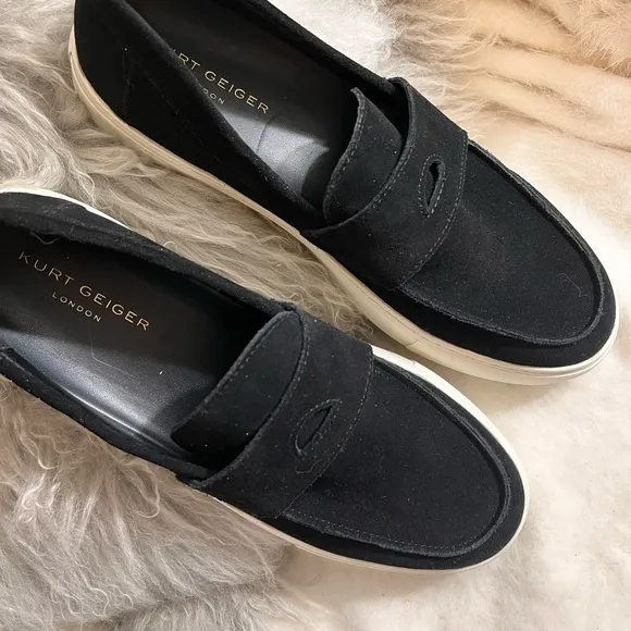 NWOB $175 Kurt Geiger Suede Loafer 45