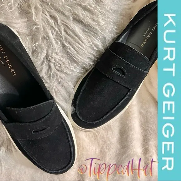 NWOB $175 Kurt Geiger Suede Loafer 45