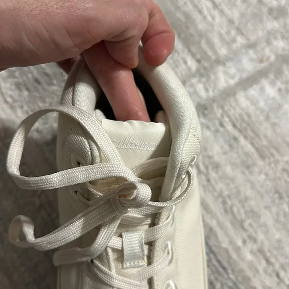 NWOB Allbirds Men’s Sz 12 Natural White Canvas Pacer Mids Sneakers
