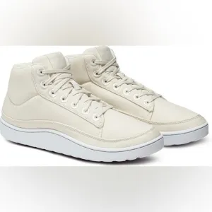 NWOB Allbirds Men’s Sz 12 Natural White Canvas Pacer Mids Sneakers