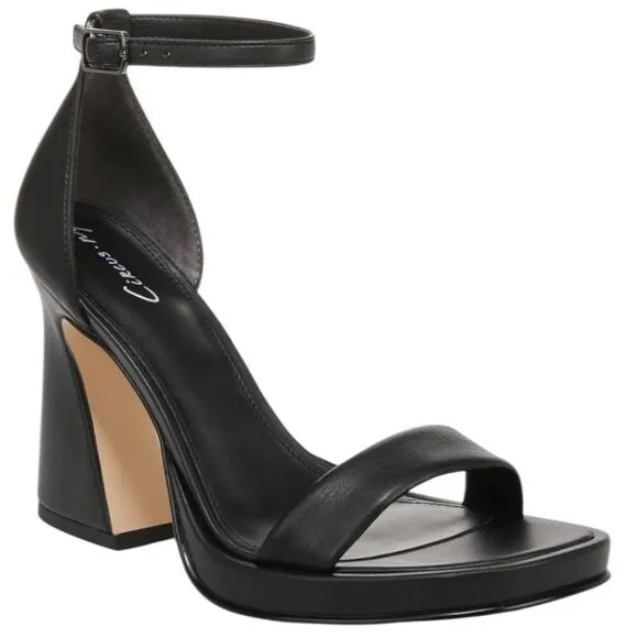 NWOB CIRCUS NY Holmes Two-piece Platform Dress Sandals In Black