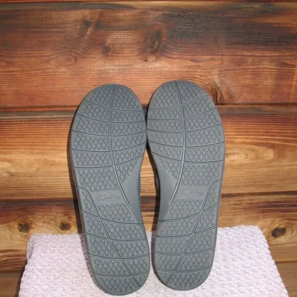 NWOB Clarks Collection Blue Slip On Sneaker Loafers