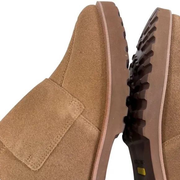 NWOB Cole Haan Greenwich Monk Strap Golden Toffee Suede Loafers Size 9.5B