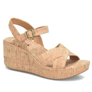 NWOB Korks Denica Crisscross Strap Cork Platform Wedge Sandals Women’s Size 9M