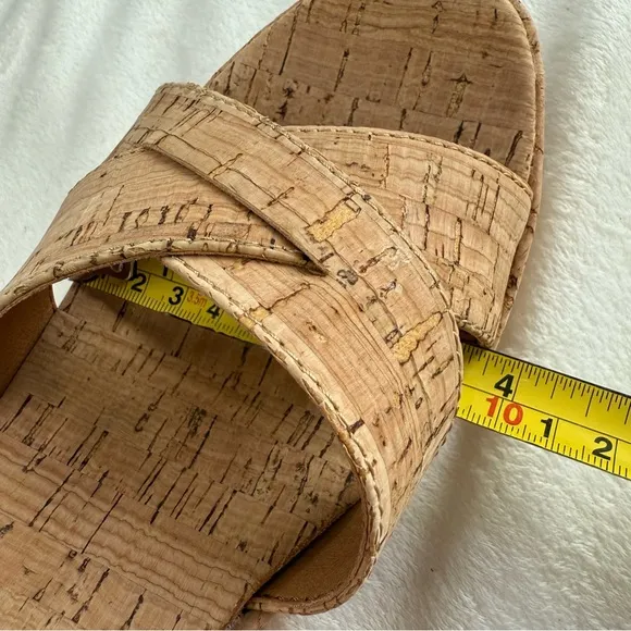 NWOB Korks Denica Crisscross Strap Cork Platform Wedge Sandals Women’s Size 9M