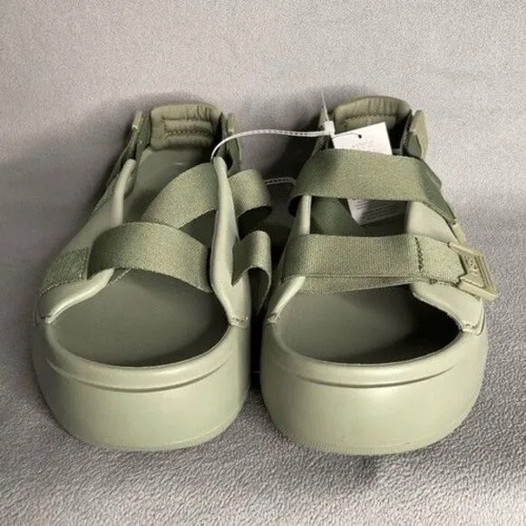 NWOB UGG 1153078 Lightweight Strappy Platform Sandals Men Size 9 Shaded Clover G