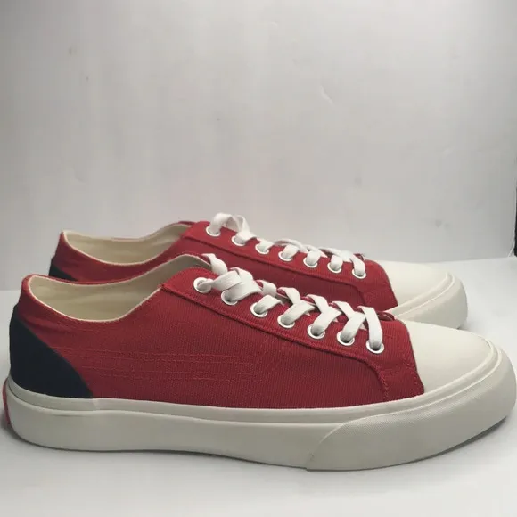 NWOT Article No. 1007 Red Canvas Sneakers