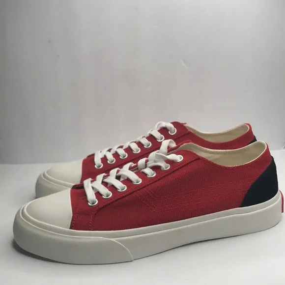 NWOT Article No. 1007 Red Canvas Sneakers