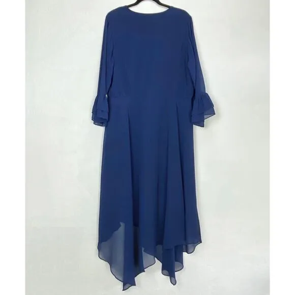 NWOT CIty Chic Hidden Treasure Maxi Dress in Navy, Size 14