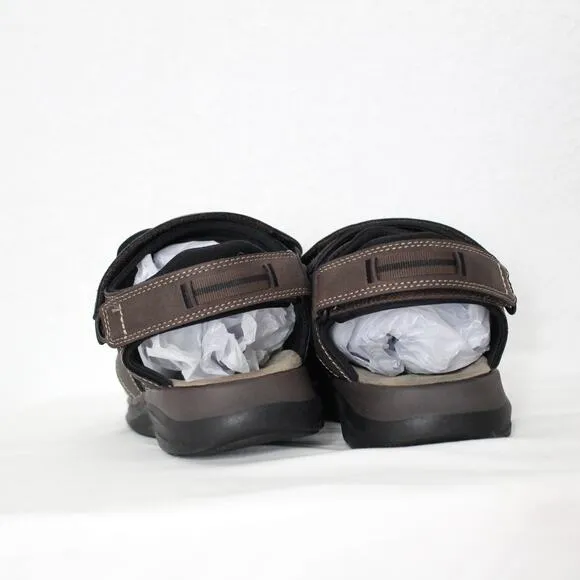 NWOT Dockers Men's Byrd Dark Brown Sandals Size 10