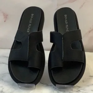 NWOT Donald Pliner Women's Black Platform Sandals Size 6.5