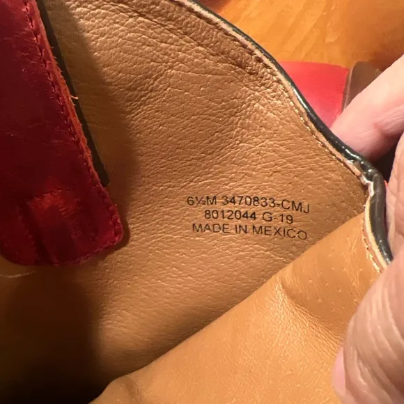 NWOT FRYE  WOMEN MELISSA  WESTERN BOOT COGNAC SIZE 6.5 EUC! $348 Riding Boots